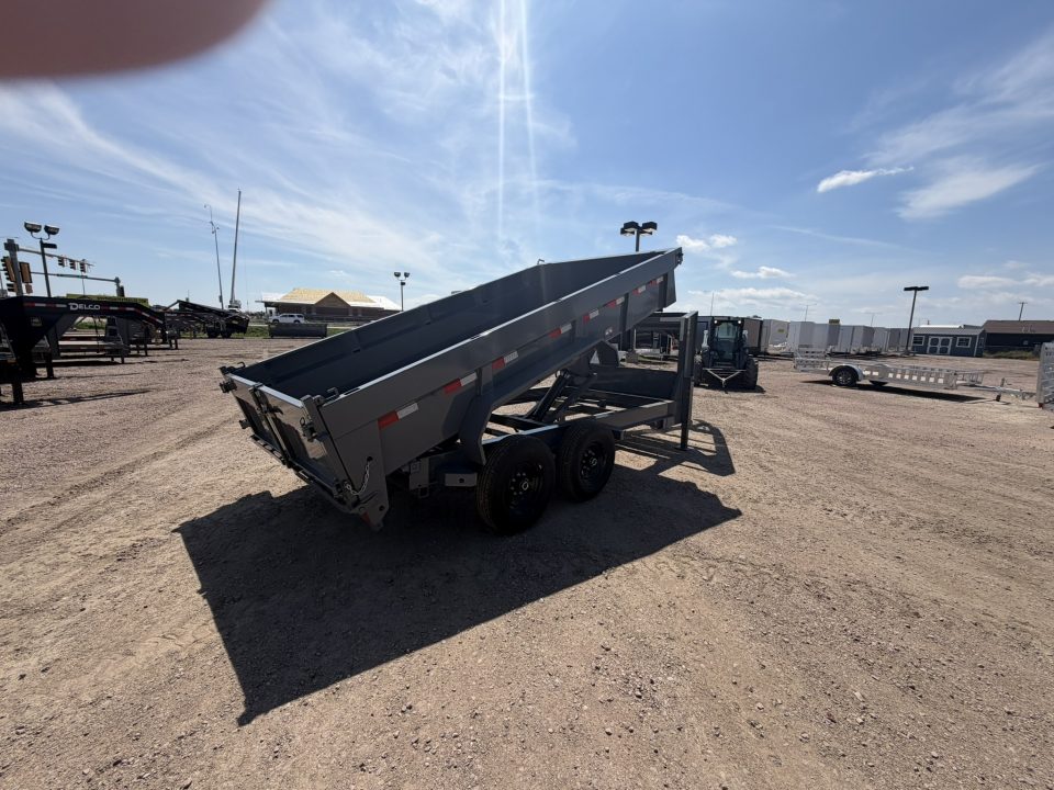 New 2026 Delco Trailers 83x14 Gooseneck Dump Trailer