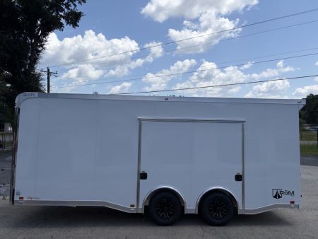 New 2027 ATC 8.5x20' Car Hauler, 5200 lb Axles, Escape Door, ROM400