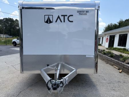 New 2027 ATC 8.5x20' Car Hauler, 5200 lb Axles, Escape Door, ROM400
