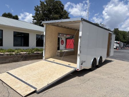 New 2027 ATC 8.5x20' Car Hauler, 5200 lb Axles, Escape Door, ROM400