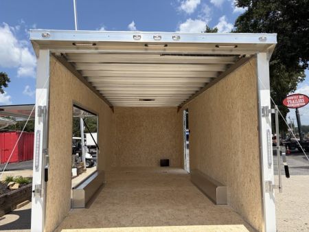 New 2027 ATC 8.5x20' Car Hauler, 5200 lb Axles, Escape Door, ROM400