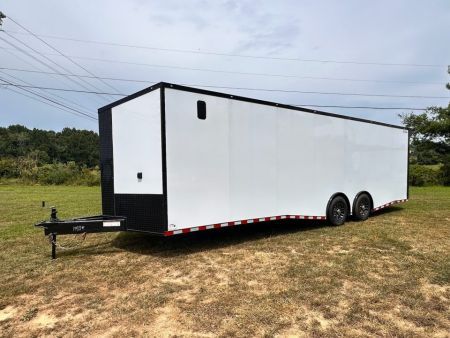 New 2027 Rock Solid Cargo 8.5x28 Race Trailer -Finished Interior-7000LB Spread Torsion-RECESSED E-TRACK-Car/Race Trailer