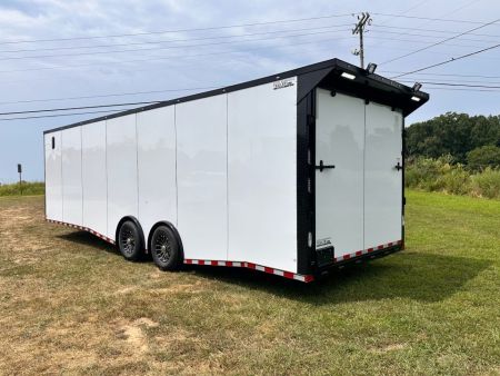 New 2027 Rock Solid Cargo 8.5x28 Race Trailer -Finished Interior-7000LB Spread Torsion-RECESSED E-TRACK-Car/Race Trailer