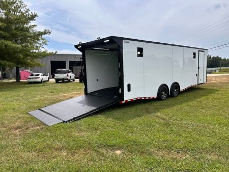 New 2027 Rock Solid Cargo 8.5x28 Race Trailer -Finished Interior-7000LB Spread Torsion-RECESSED E-TRACK-Car/Race Trailer