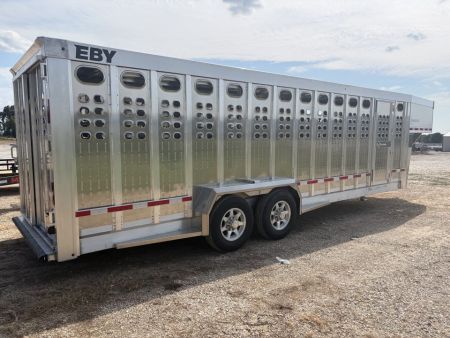 New 2027 EBY Trailers MAVERICK PUNCH SIDES Stock / Stock Combo Trailer