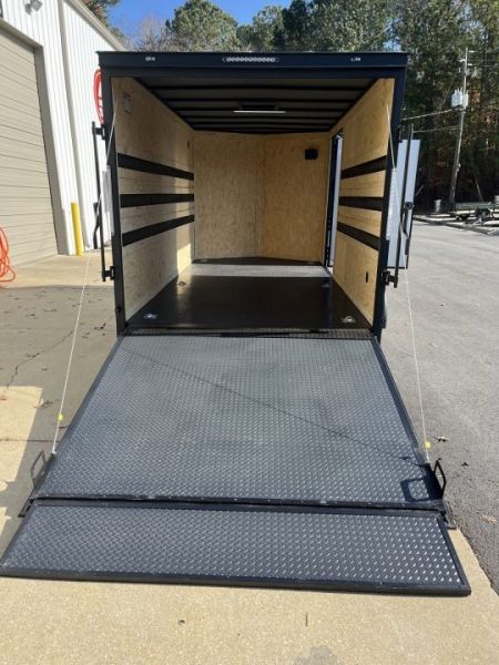 New 2027 Covered Wagon 7x14 Enclosed, 78" High, "E-Track Special", 5200# axles