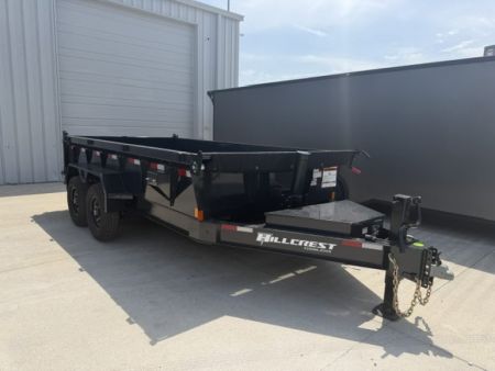 New Hillcrest Dump 7x14 14k 2' BP W/ HD Tube Ramps