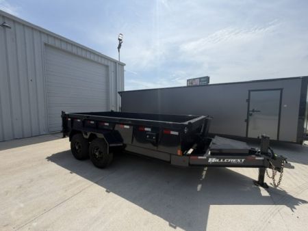 New Hillcrest Dump 7x14 14k 2' BP W/ HD Tube Ramps
