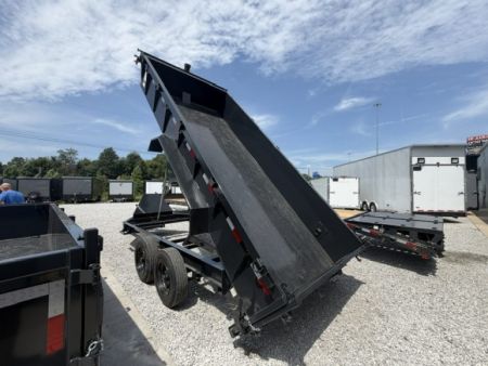 New Hillcrest Dump 7x16 17.6k 2' BP W/ HD Tube Ramps