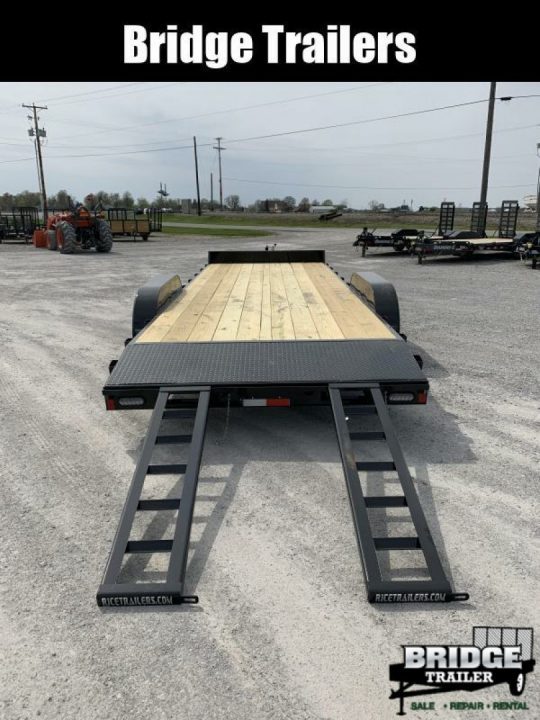 New 2026 Rice Trailers FMCMR8220 (82" X 18' + 2') 9.9K Magnum Car Hauler / Racing Trailer