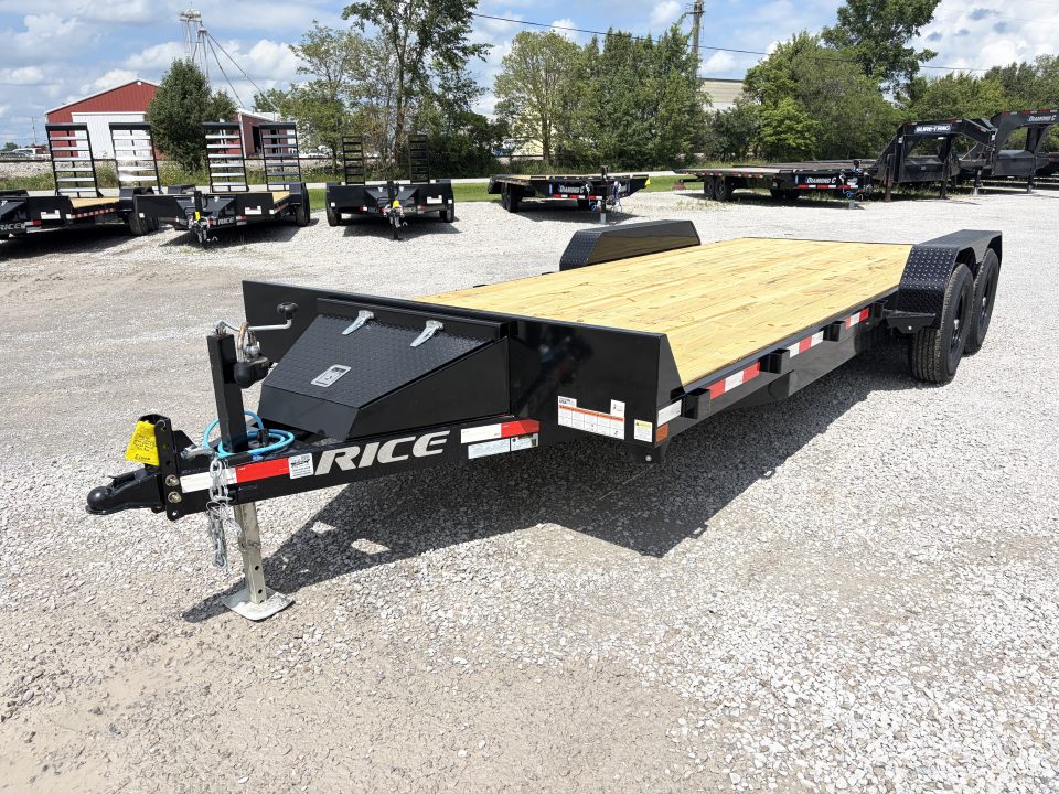 New 2026 Rice Trailers FMCMR8220 (82" X 18' + 2') 9.9K Magnum Car Hauler / Racing Trailer