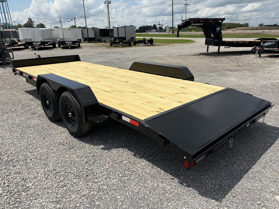 New 2026 Rice Trailers FMCMR8220 (82" X 18' + 2') 9.9K Magnum Car Hauler / Racing Trailer