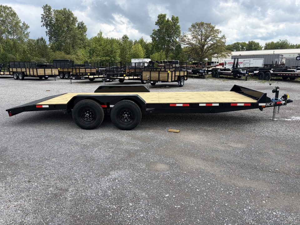 New 2026 Rice Trailers FMCMR8220 (82" X 18' + 2') 9.9K Magnum Car Hauler / Racing Trailer