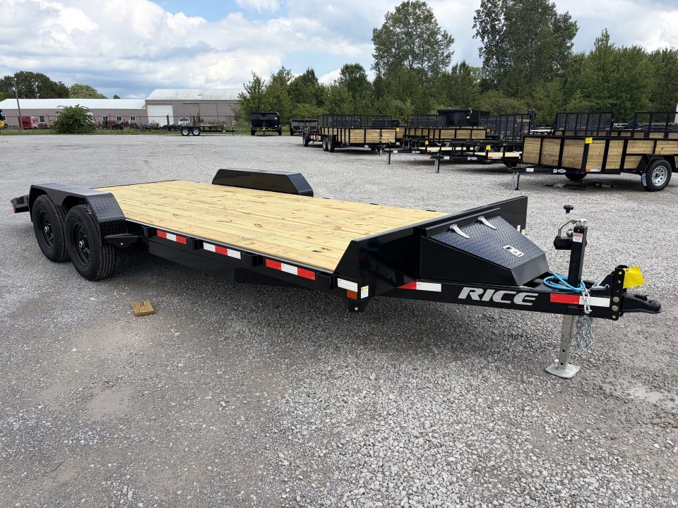New 2026 Rice Trailers FMCMR8220 (82" X 18' + 2') 9.9K Magnum Car Hauler / Racing Trailer