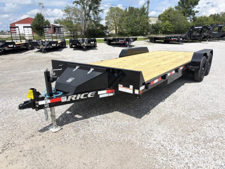 New 2026 Rice Trailers FMCMR8220 (82" X 18' + 2') 9.9K Magnum Car Hauler / Racing Trailer
