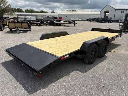 New 2026 Rice Trailers FMCMR8220 (82" X 18' + 2') 9.9K Magnum Car Hauler / Racing Trailer