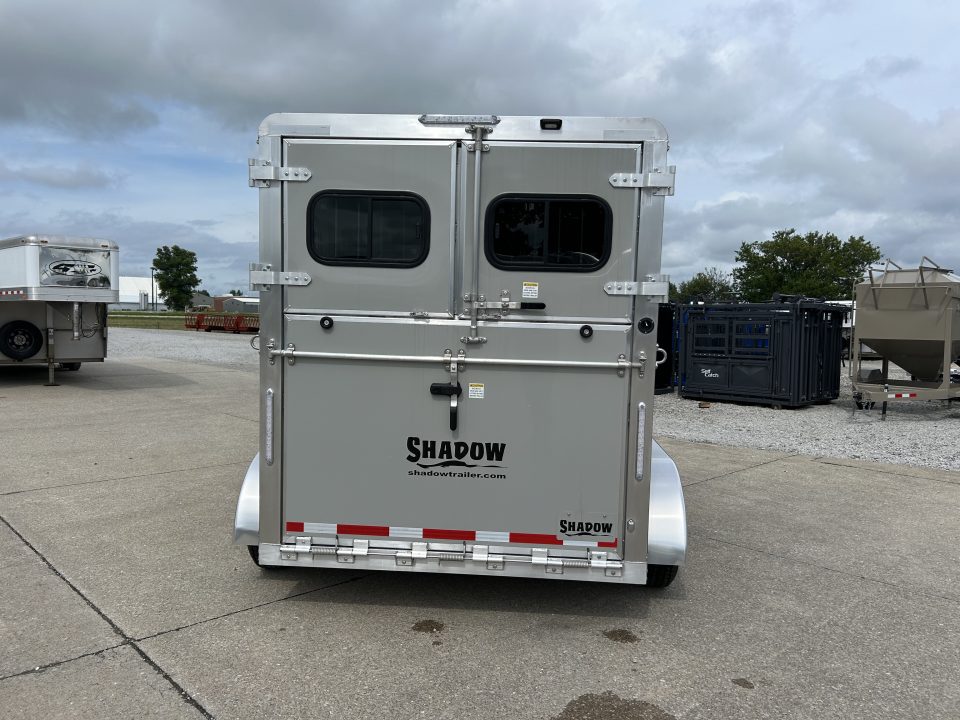 New 2027 Shadow 2 Horse Straight Load Horse Trailer