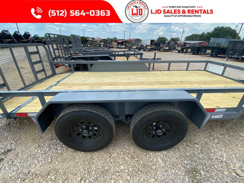 New 2027 Lacosta - 4' Gate - 83" x 16' Utility Trailer