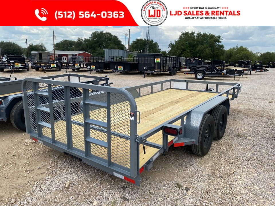 New 2027 Lacosta - 4' Gate - 83" x 16' Utility Trailer