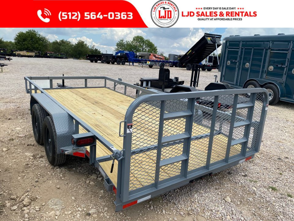 New 2027 Lacosta - 4' Gate - 83" x 16' Utility Trailer