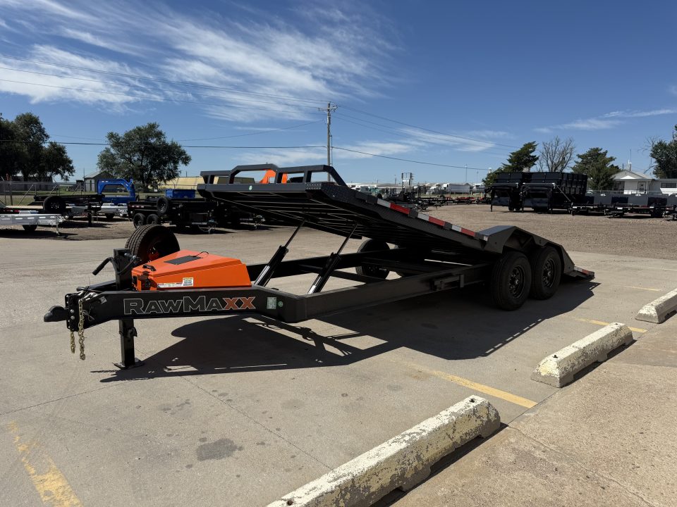 New 2027 RawMaxx FYH - 22' x 102" Low Pro Full Tilt Tilt Trailer