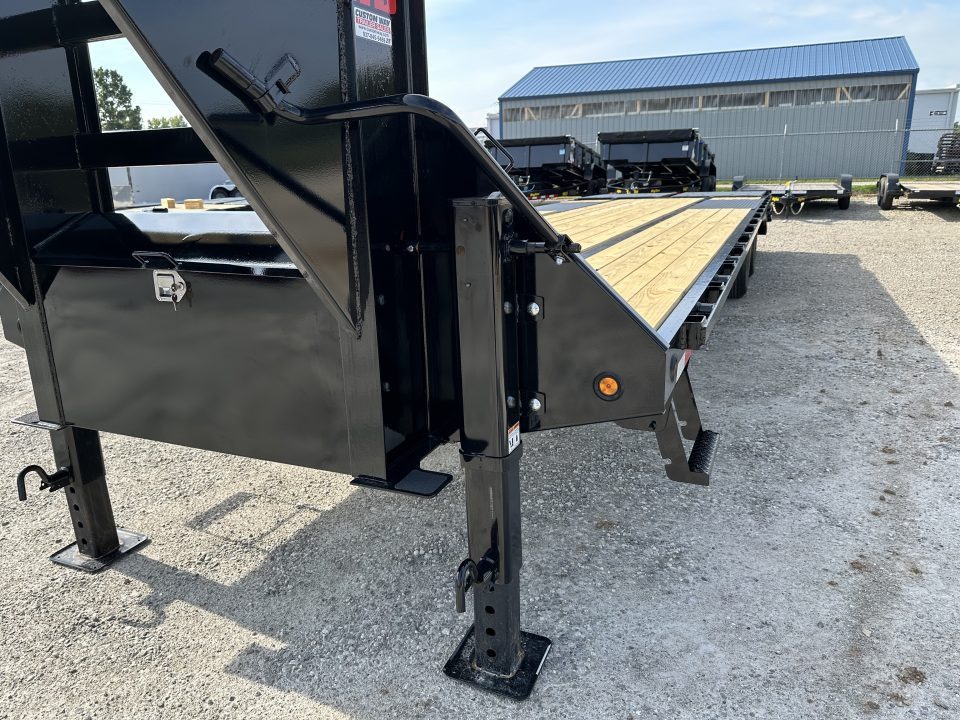 New 2027 Big Tex 22GN Gooseneck Deck over 23,900 gvw with mega ramp