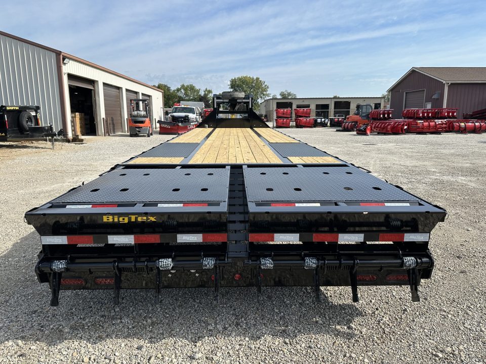 New 2027 Big Tex 22GN Gooseneck Deck over 23,900 gvw with mega ramp