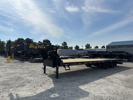 New 2027 Big Tex 22GN Gooseneck Deck over 23,900 gvw with mega ramp