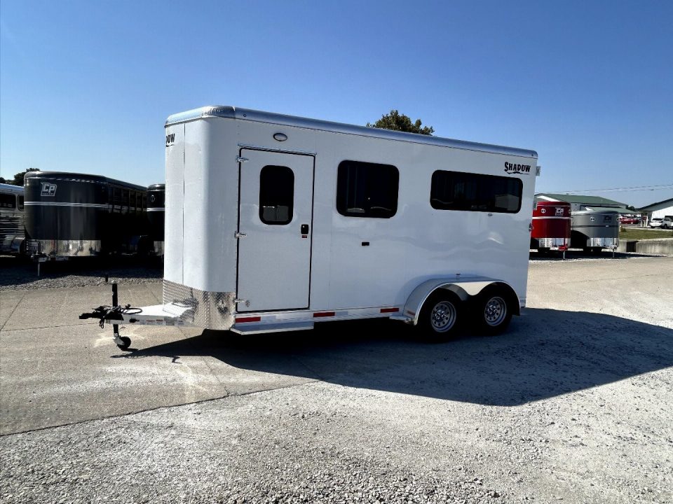 New 2026 Shadow 2 horse straight load Horse Trailer
