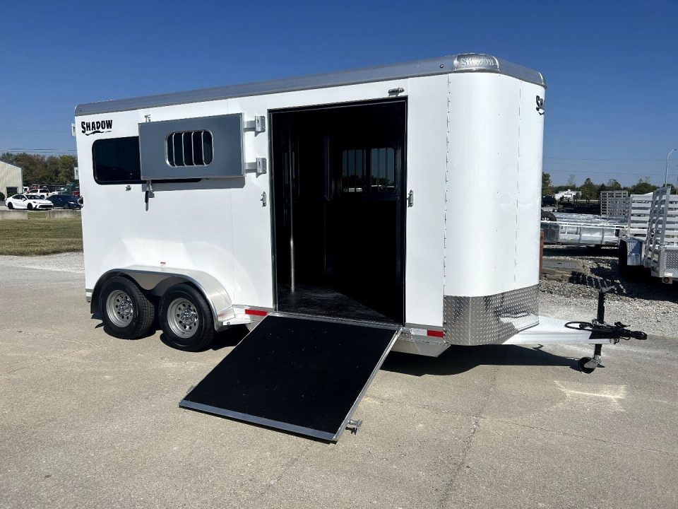 New 2026 Shadow 2 horse straight load Horse Trailer
