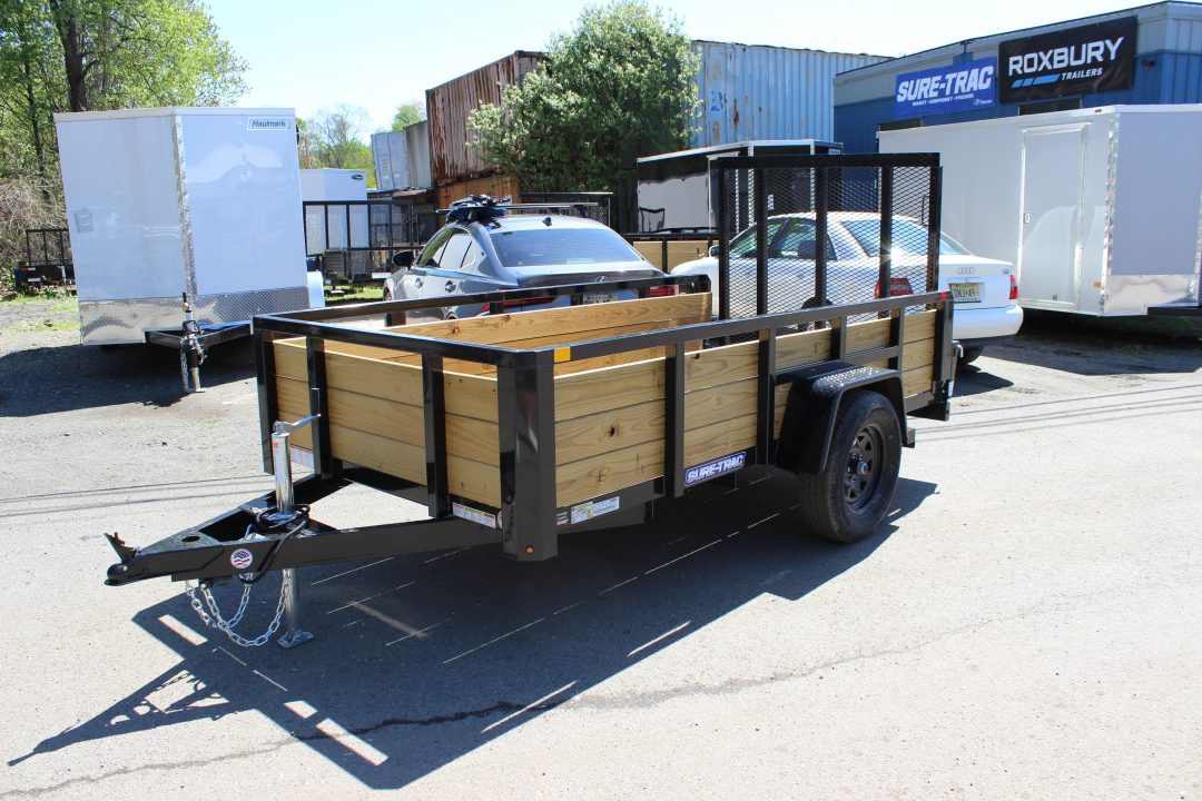 New 2027 Sure-Trac 5x10 Tube Top Three Board High Side Utility Trailer