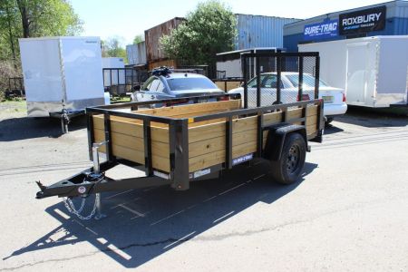 New 2027 Sure-Trac 5x10 Tube Top Three Board High Side Utility Trailer