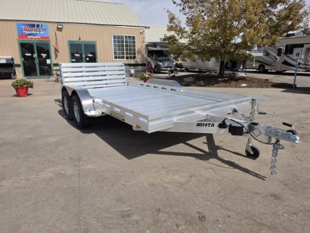 New 2027 Aluma 8014TA-EL-BT-RTD Utility Trailer