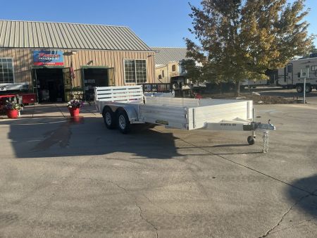 New 2027 Aluma 8116TA-EL-R-BT-SR Utility Trailer
