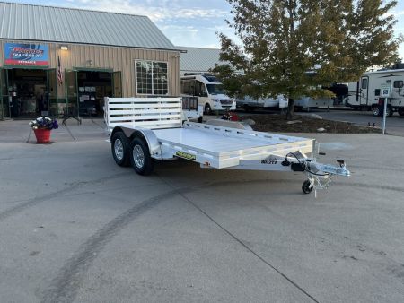 New 2027 Aluma 8012TA-EL-BT-RTD Utility Trailer