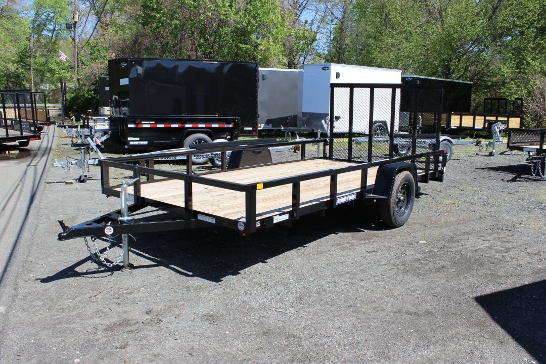 New 2027 Sure-Trac 7x14 SA Tube Top Utility Trailer