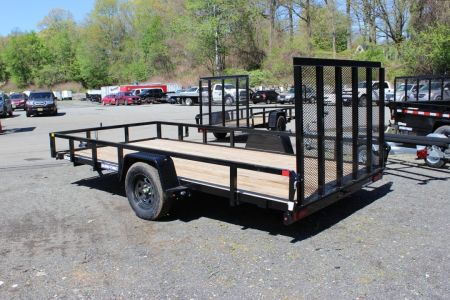 New 2027 Sure-Trac 7x14 SA Tube Top Utility Trailer