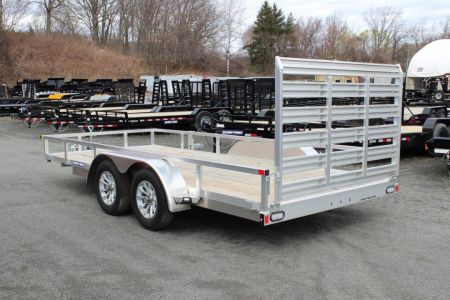 New 2027 Sure-Trac 7x16 Aluminum Tube Top Utility Trailer