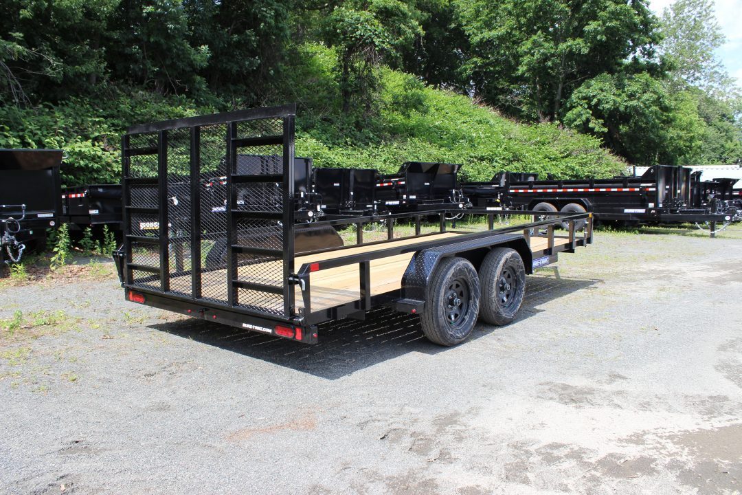New 2027 Sure-Trac 7x16 Tube Top Utility Trailer