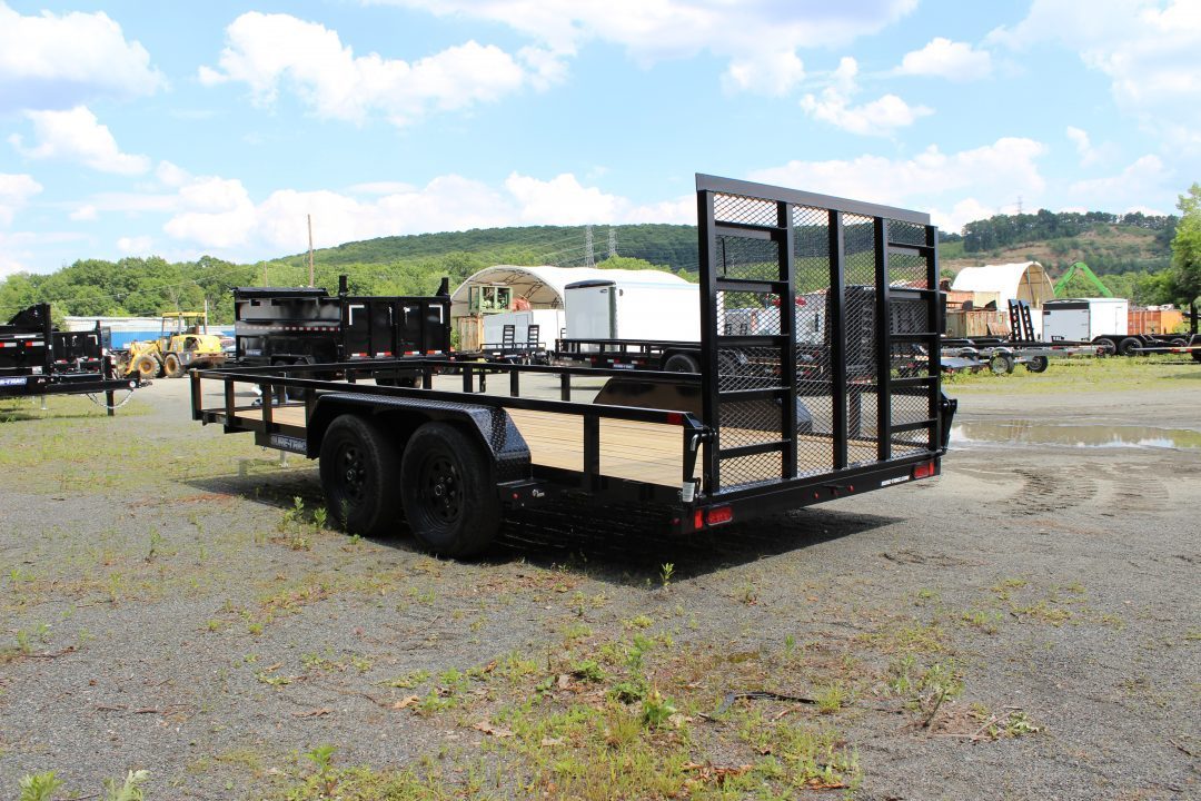 New 2027 Sure-Trac 7x16 Tube Top Utility Trailer