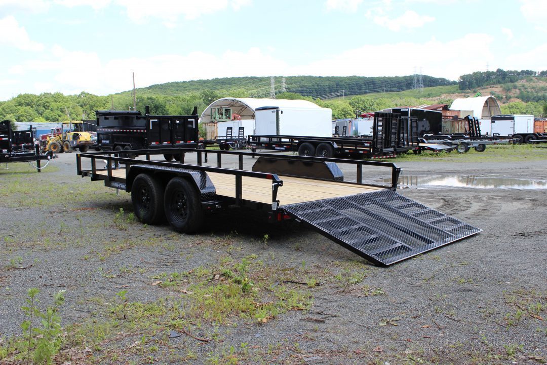 New 2027 Sure-Trac 7x16 Tube Top Utility Trailer