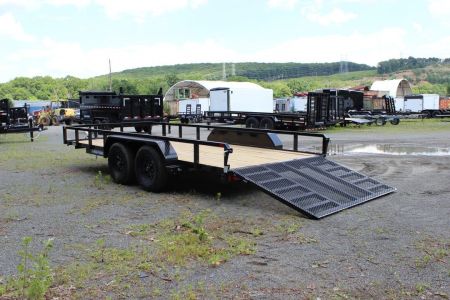New 2027 Sure-Trac 7x16 Tube Top Utility Trailer