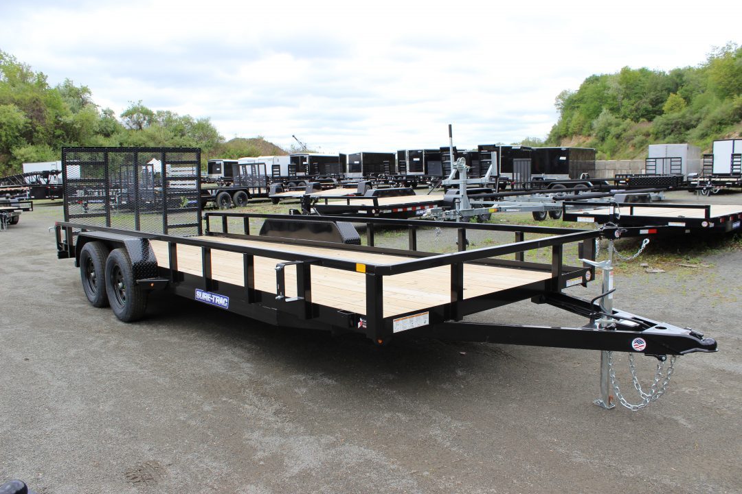 New 2027 Sure-Trac 7x20 Tube Top Utility Trailer