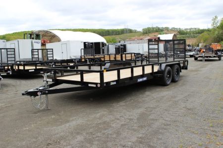 New 2027 Sure-Trac 7x20 Tube Top Utility Trailer