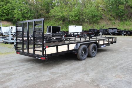New 2027 Sure-Trac 7x20 Tube Top Utility Trailer
