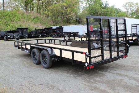 New 2027 Sure-Trac 7x20 Tube Top Utility Trailer
