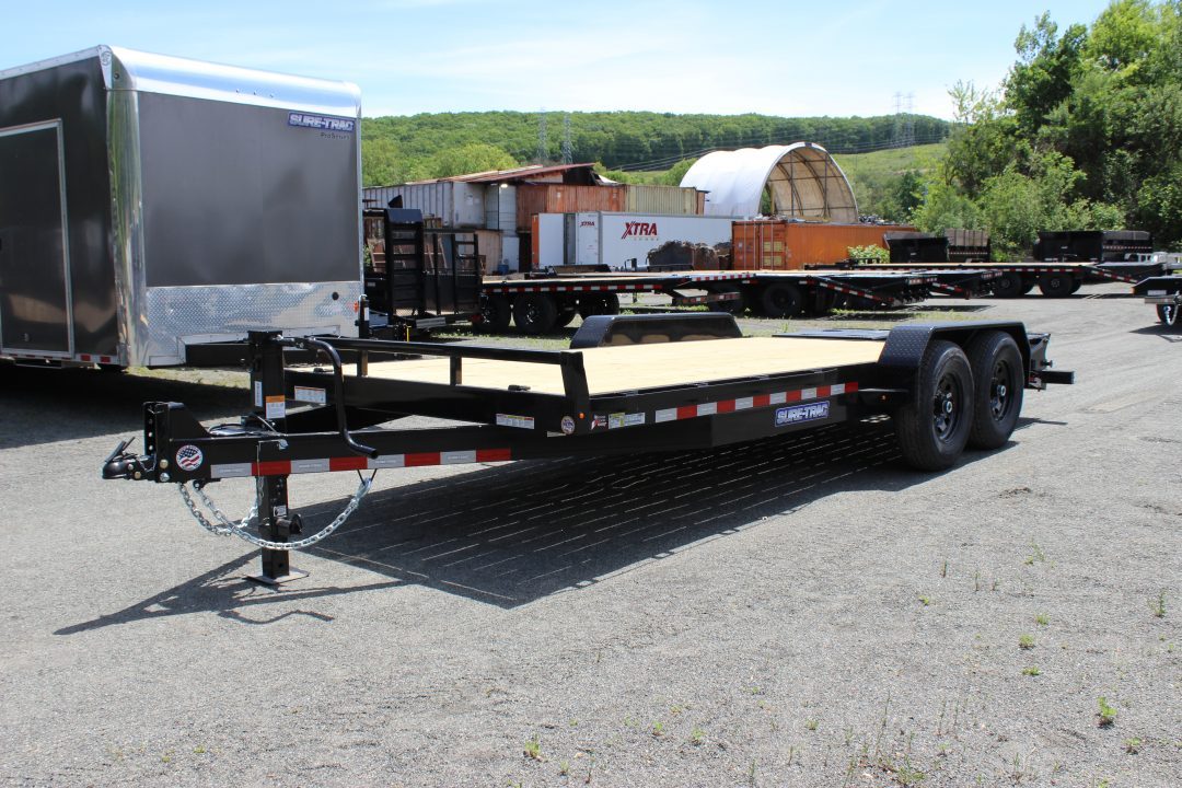 New 2026 Sure-Trac 7x20 14K Universal Ramp Equipment Trailer