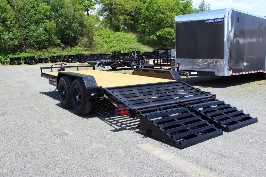 New 2026 Sure-Trac 7x20 14K Universal Ramp Equipment Trailer