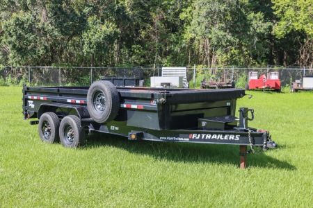 Used 2023 7X16 PJ Dump Trailer