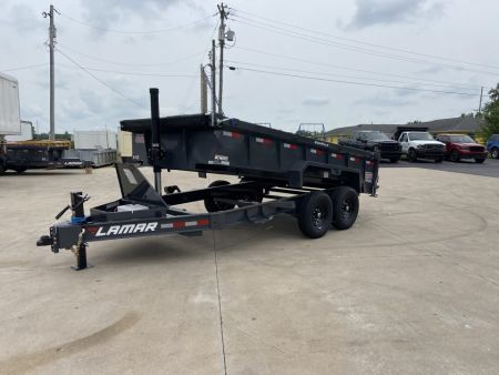 New Lamar 83"X14' Dump Trailer